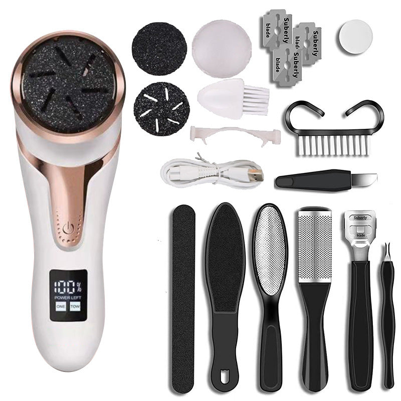 Electric Vacuum Cleaner Foot Scrubber Exfoliating Pedicure Beauty Gadget