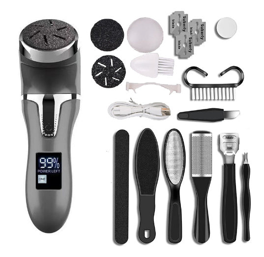 Electric Vacuum Cleaner Foot Scrubber Exfoliating Pedicure Beauty Gadget
